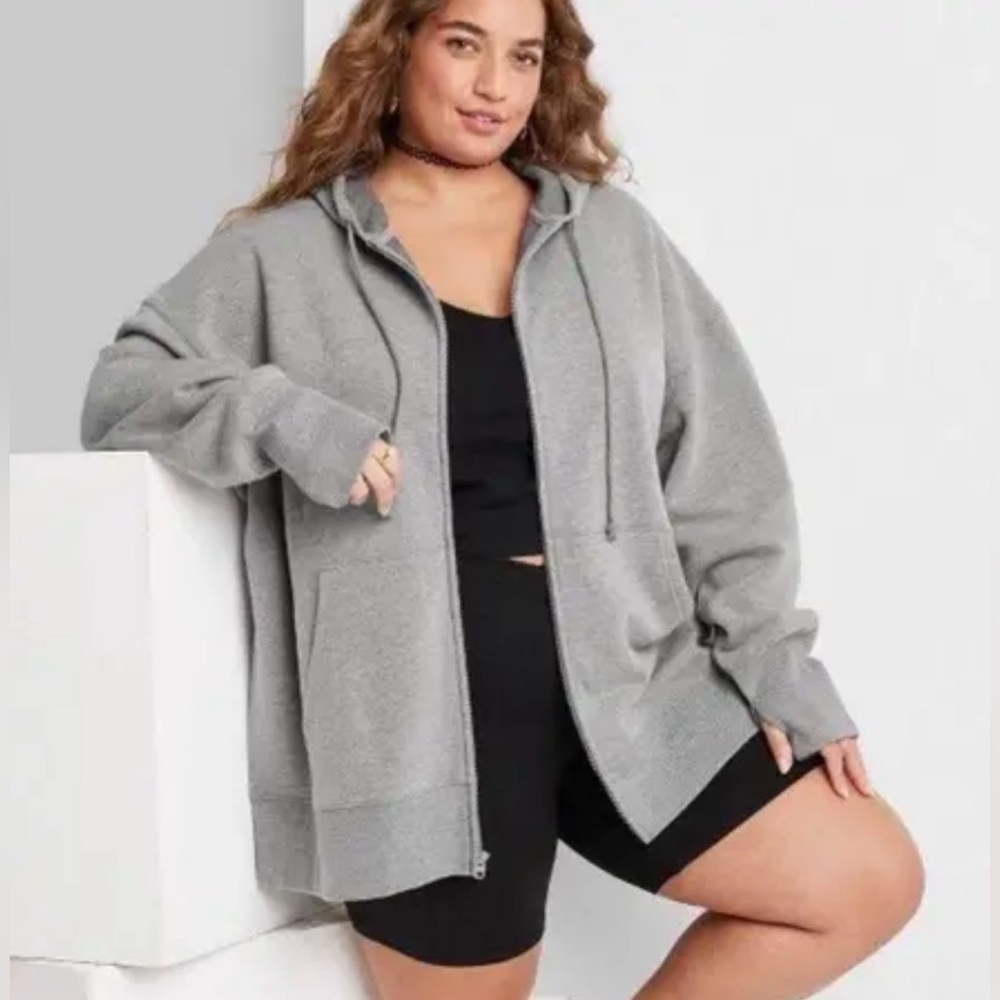 Size XL Wild Fable Heather Grey Hoodie